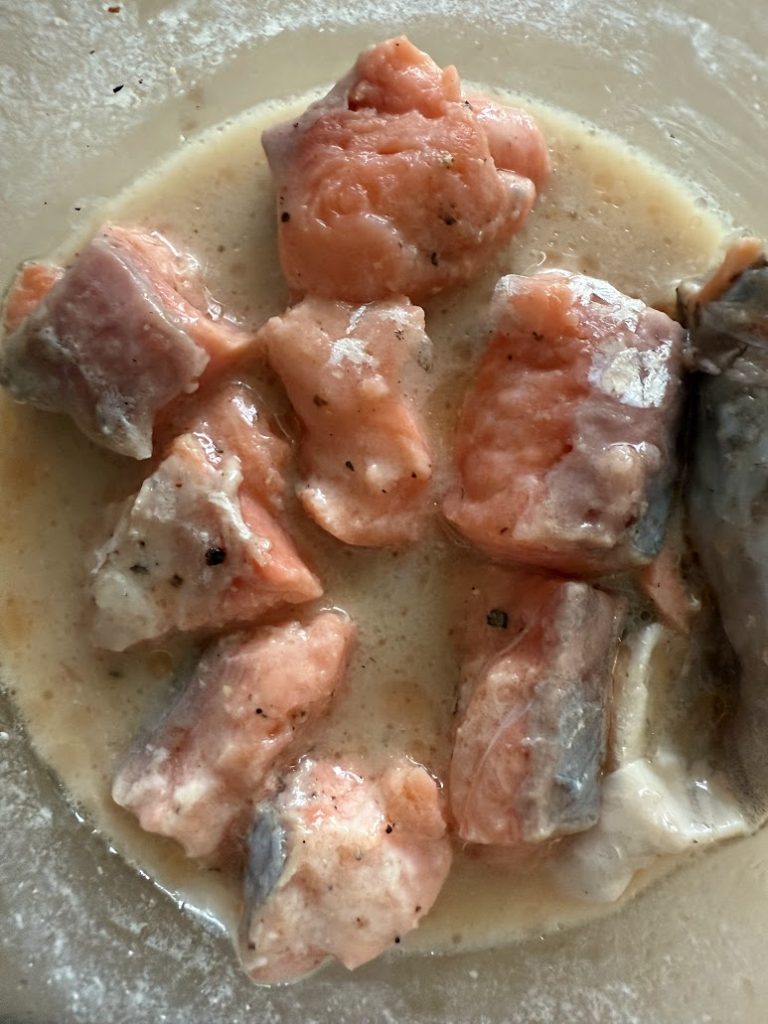 Rețetă de pește fermentat GAPS – bucăți de somon fermentat în saramură, probiotice naturale pentru flora intestinală