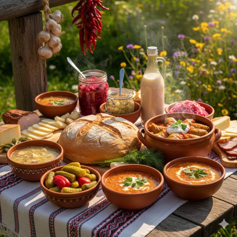 Masa cu alimente nutritive si vindecatoare